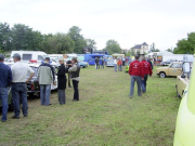 An allen Ecken wurden lebhafte Benzingespr&auml;che gef&uuml;hrt