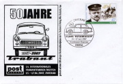 Ersttagsbrief zum Geburtstag des Trabant