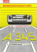 Bedienungsanleitung A 345