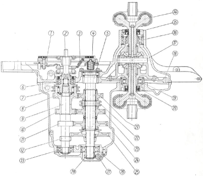 Bild G 1. Getriebeschnitt Bild G 1. Getriebeschnitt